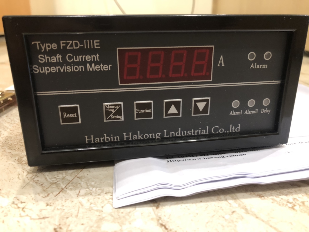 FZD-IIIE Supervision meter