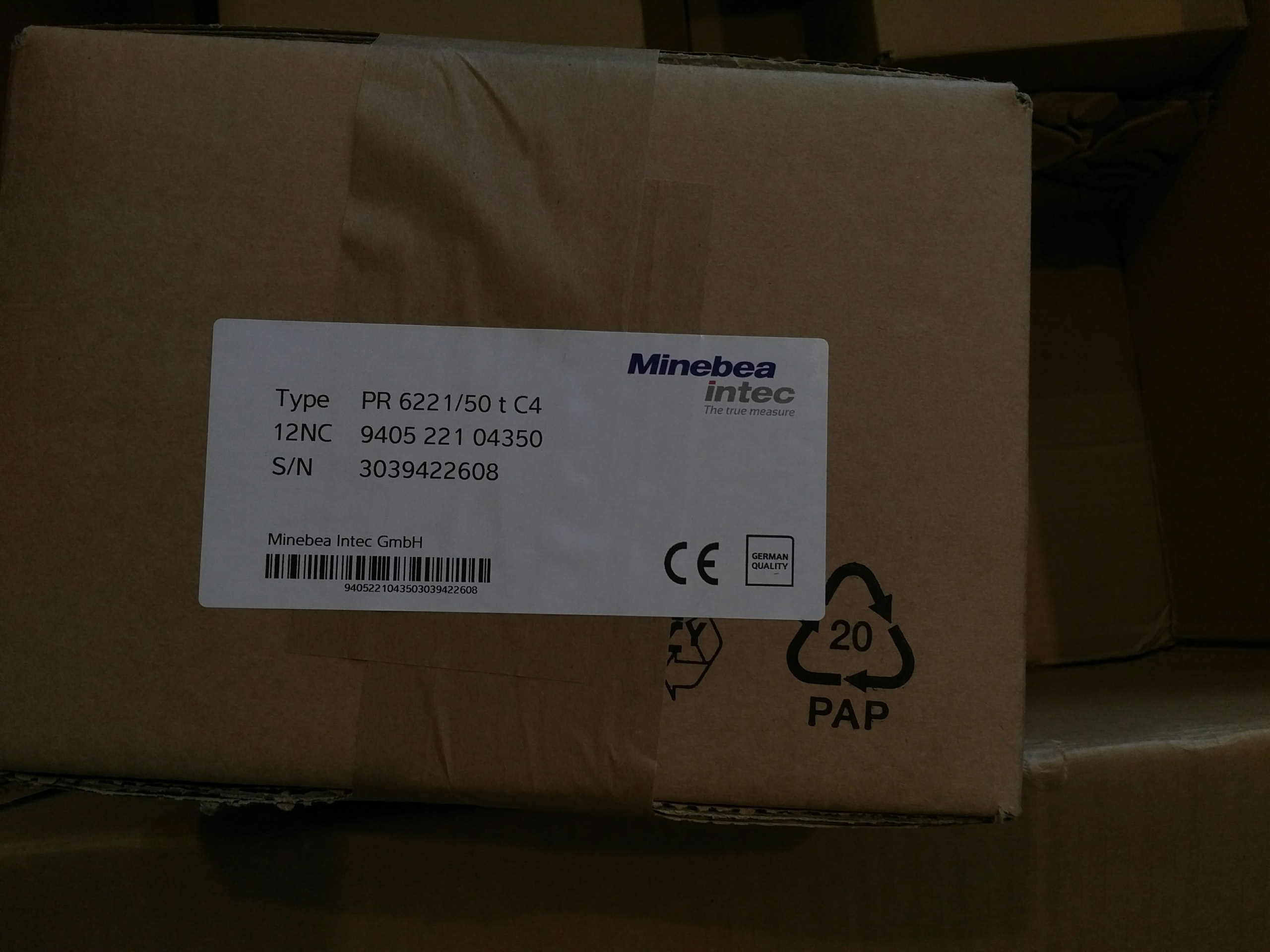 Minebea Intec Type PR 6021/01N 12NC 9405 360 21011