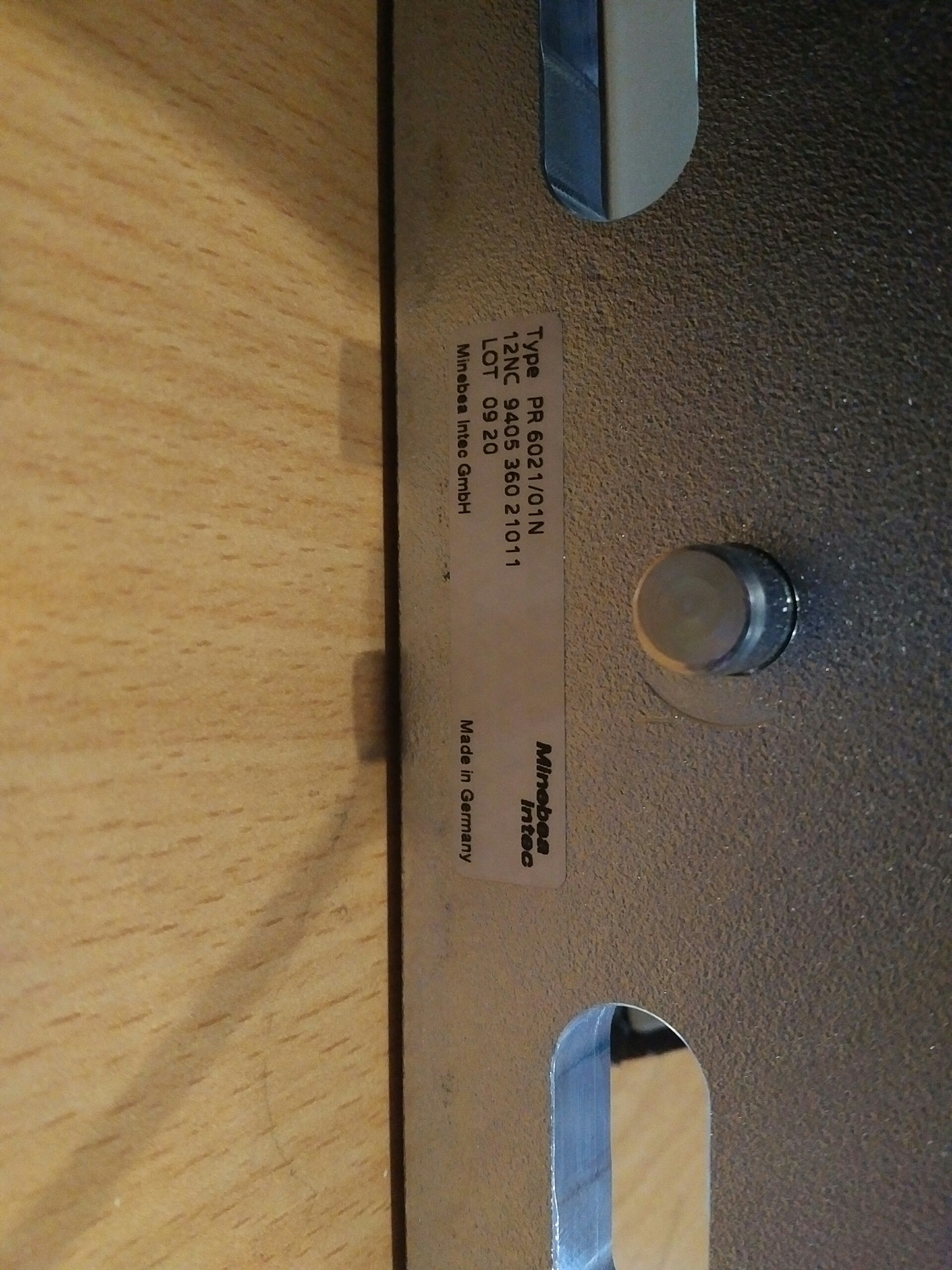 Minebea Intec Type PR 6021/01N 12NC 9405 360 21011