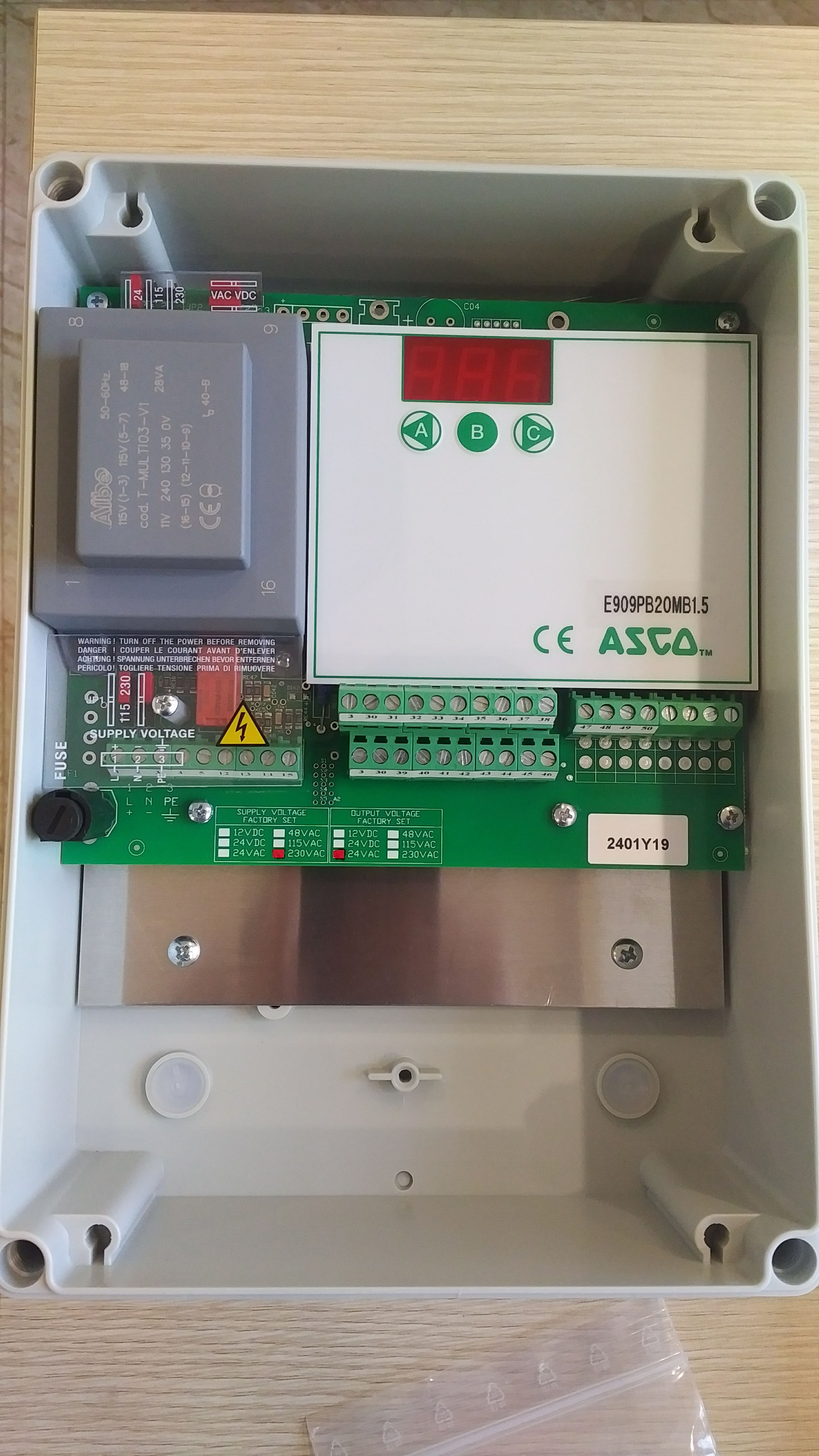 ASCO-EMERSON / EU  Type: E909PB020BB1.5 - 24/50-60 
