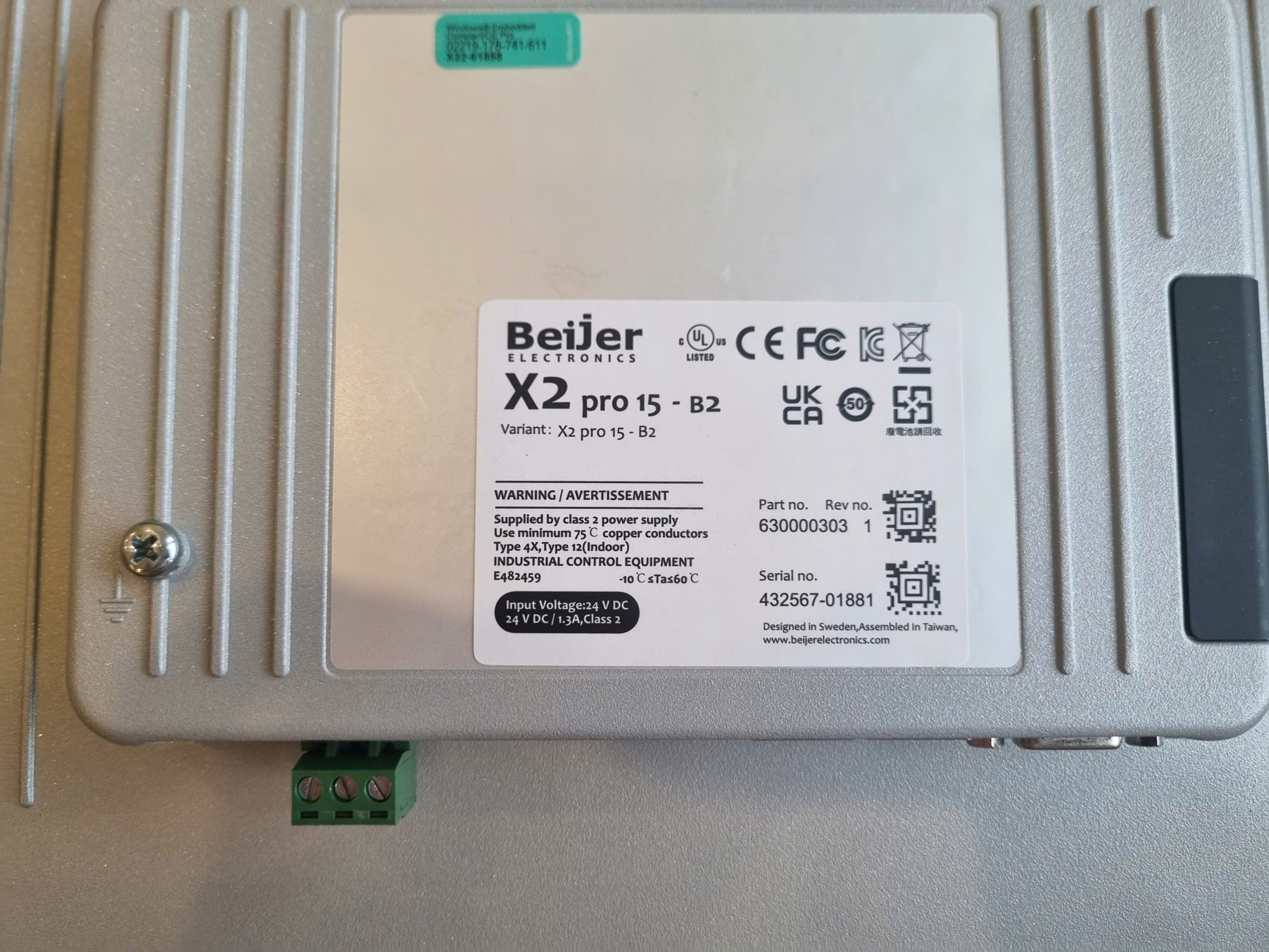 Beijer X2 Pro 15inch